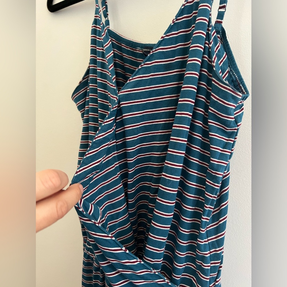 Striped Tank Romper - Picture 3 of 6